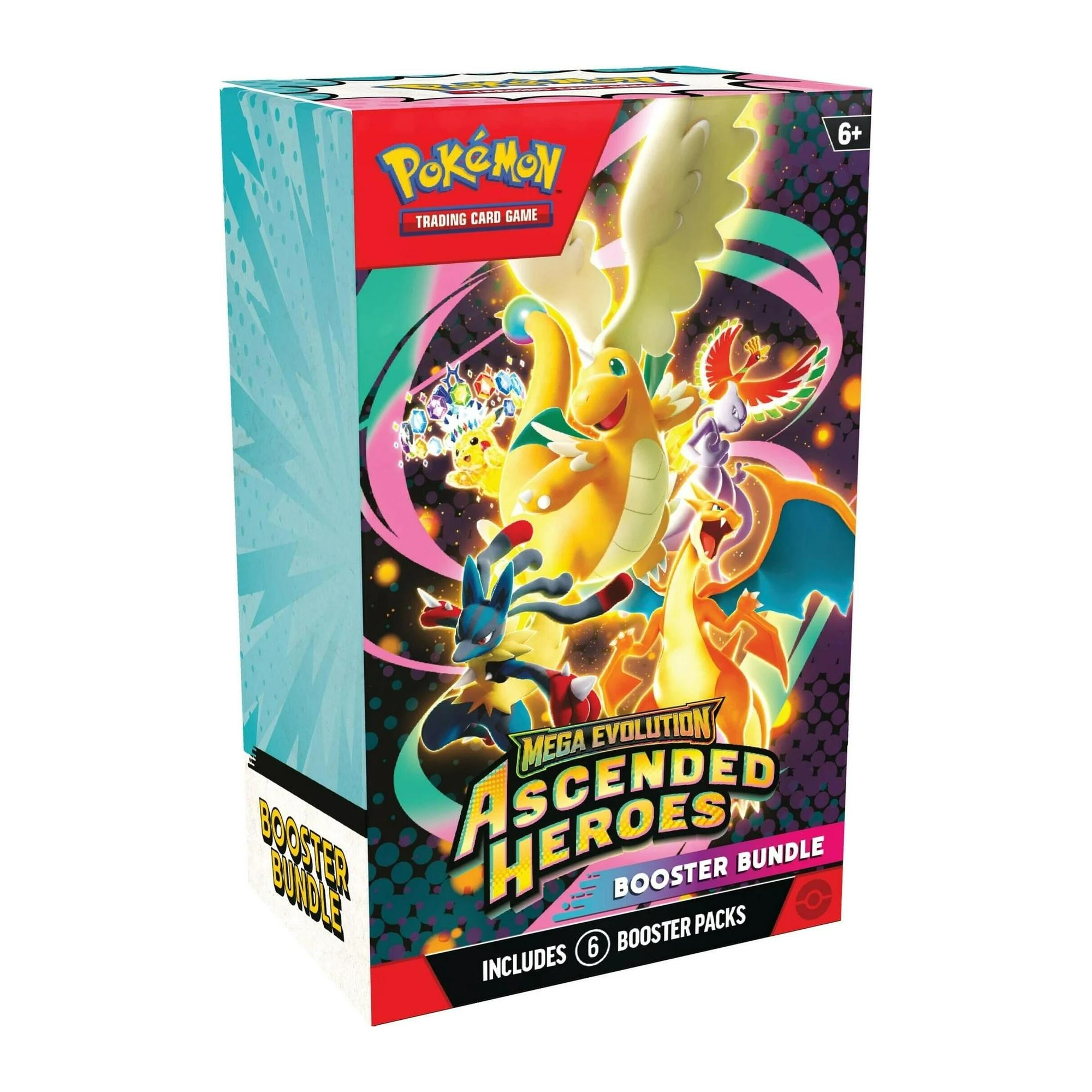 Sealed Pokémon TCG Mega Evolution Ascended Heroes booster bundle, English