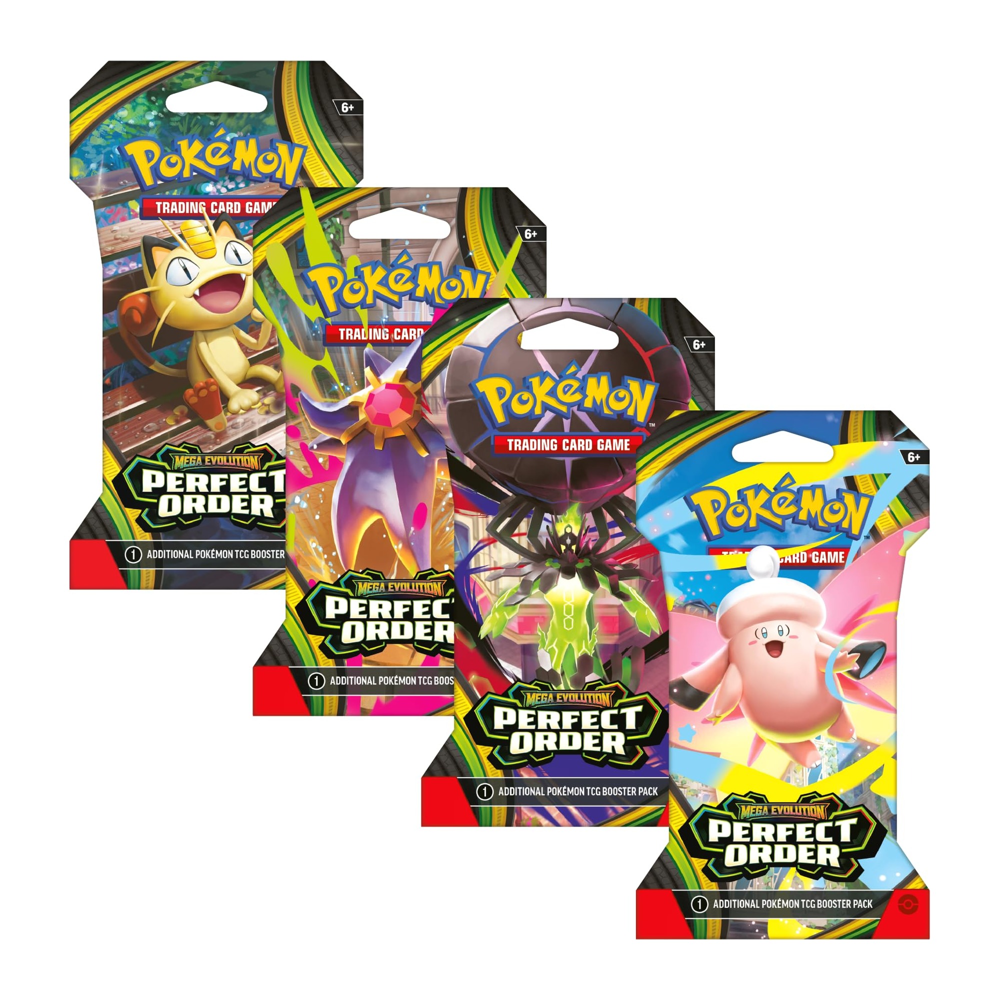 Sealed Pokémon TCG Perfect Order Sleeved Booster, English sleeved booster