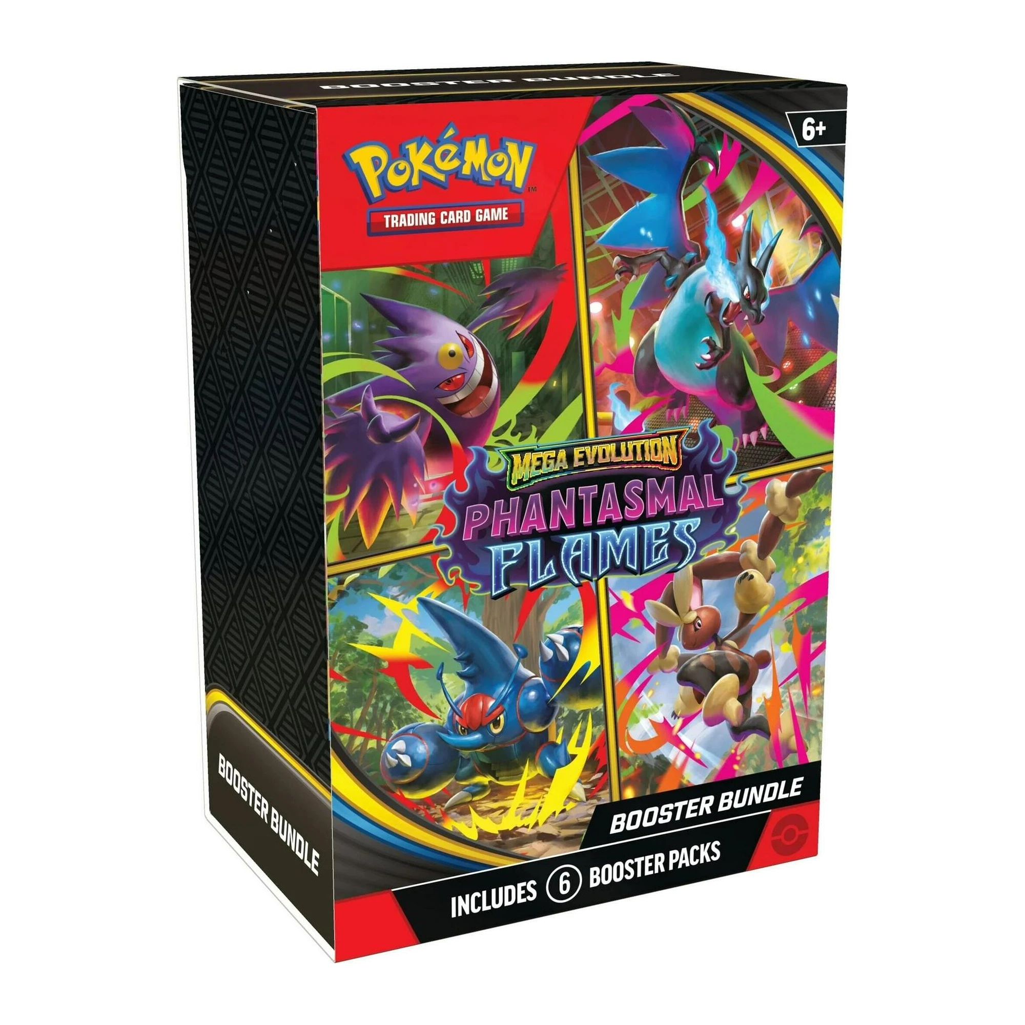 Sealed Pokémon TCG Phantasmal Flames booster bundle, English, as contained in the sealed case