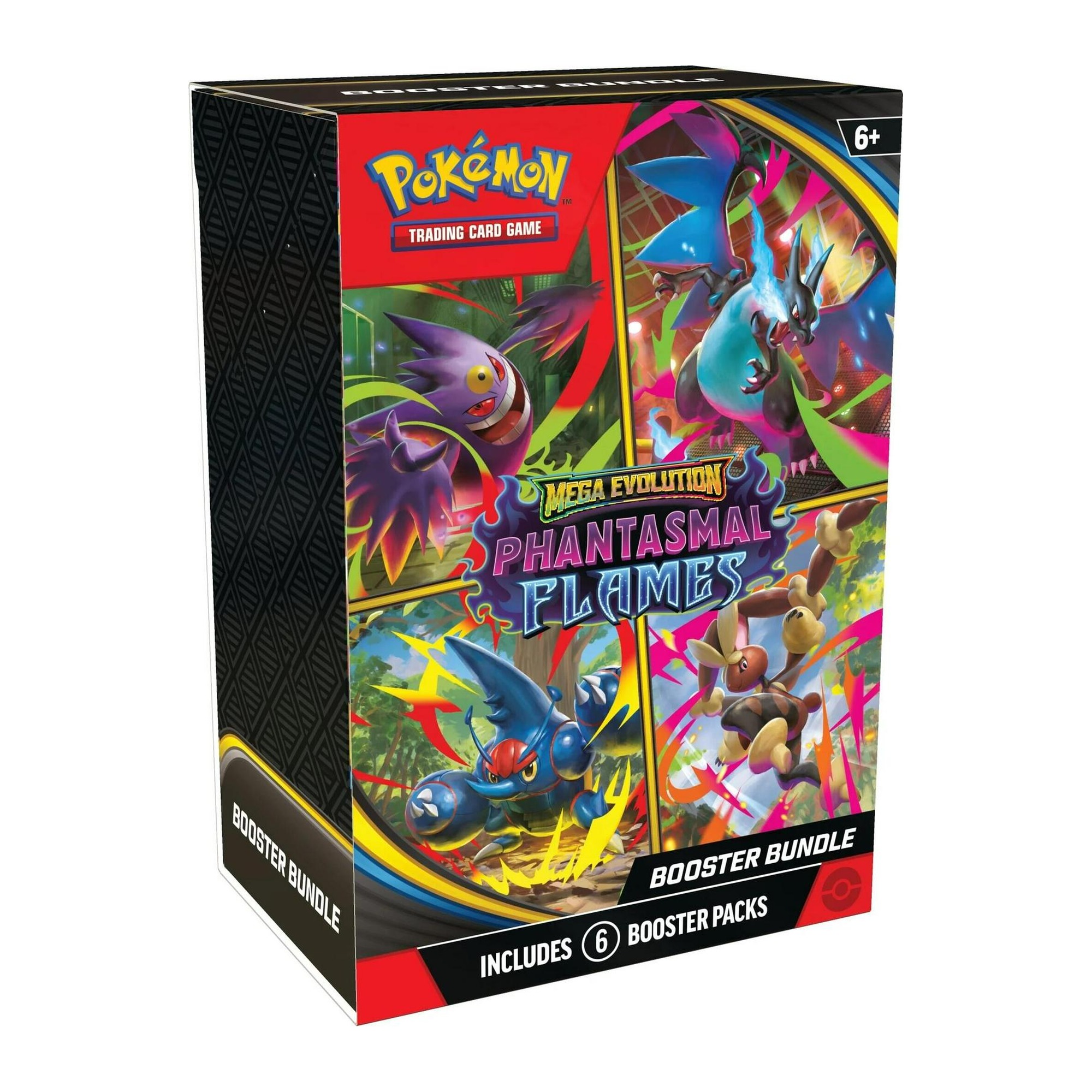 Sealed Pokémon TCG Phantasmal Flames booster bundle, English, as contained in the sealed case