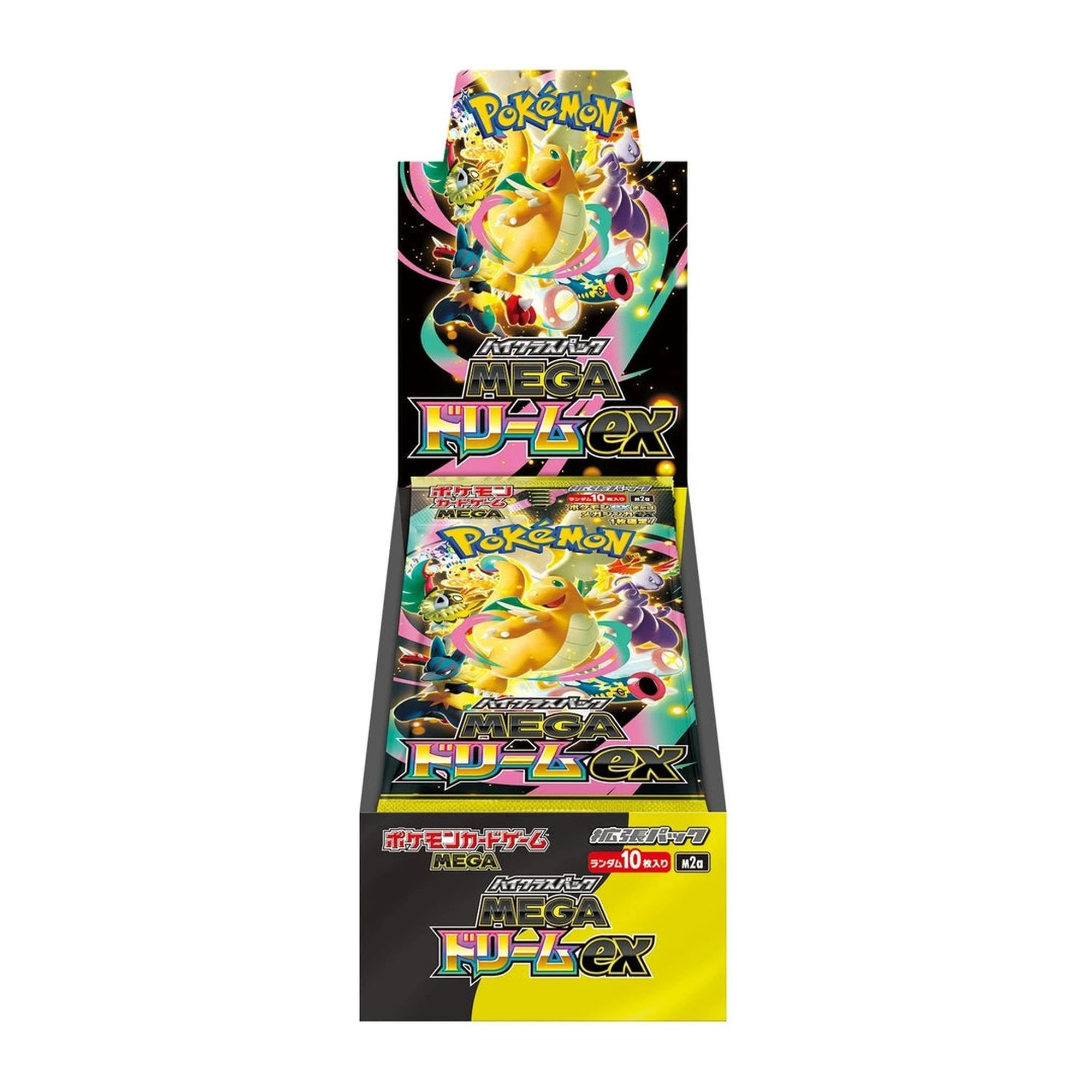 Sealed Japanese Pokémon TCG Mega Dream ex (M2a) High Class Pack display box