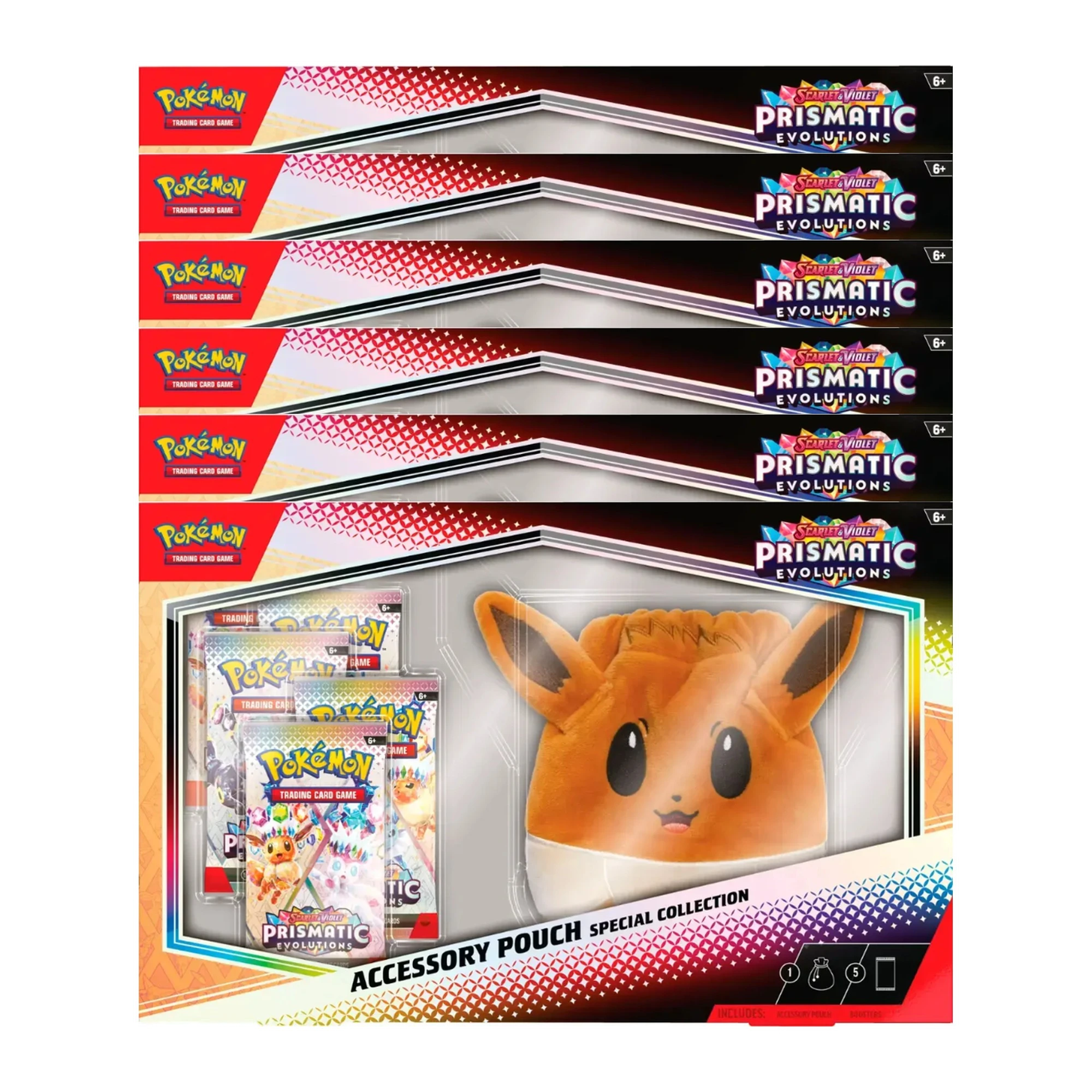 Sealed Pokémon TCG Prismatic Evolutions Eevee Accessory Pouch, English accessory pouch
