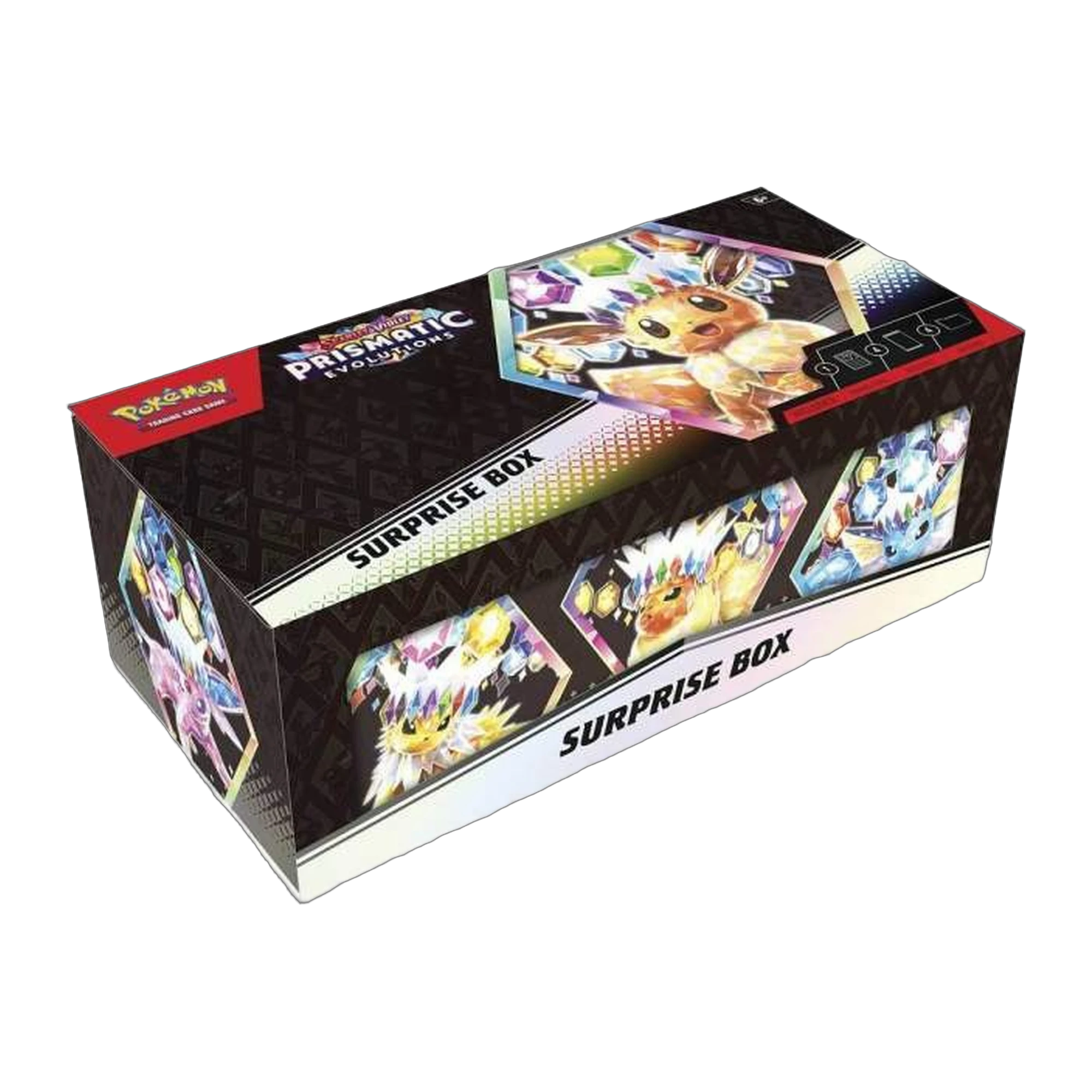 Sealed Pokémon TCG Prismatic Evolutions Surprise Box, English sealed case